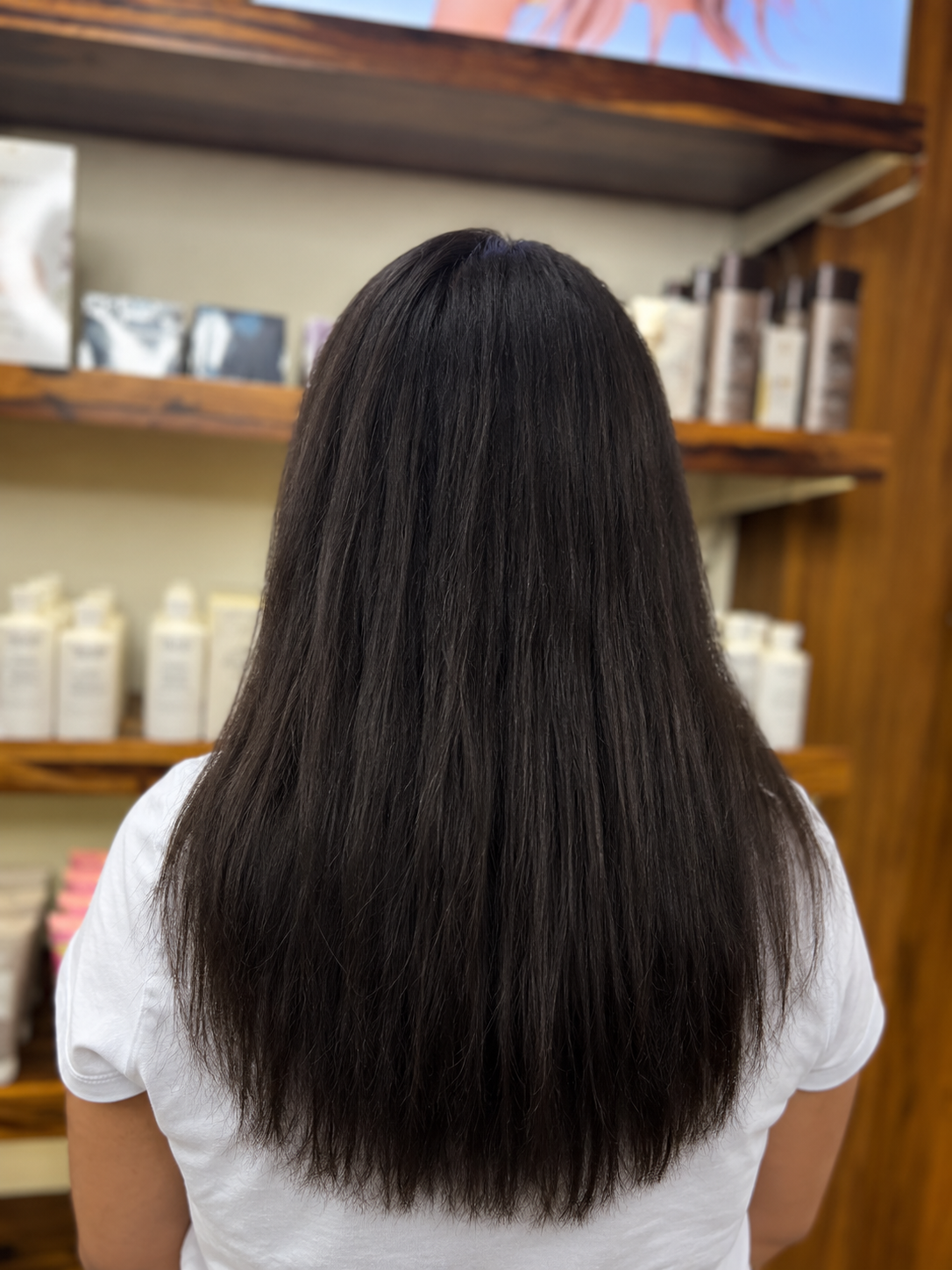 Keratin Treatment — before