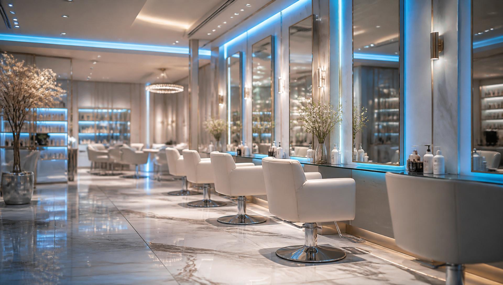 Scissors & Comb salon interior ambience